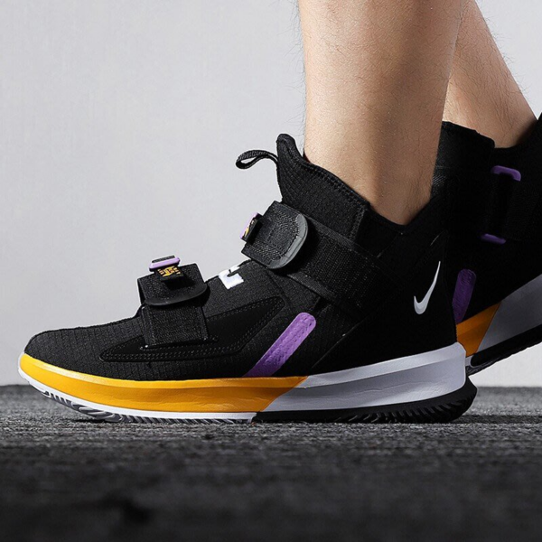 Giày Nike LeBron Soldier 13 SFG 'Lakers' AR4225-004 - Ảnh 4