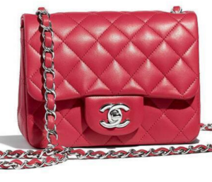 Túi Chanel Mini Flap Bag Pink Sheep Leather A35200-Y01480-5B309