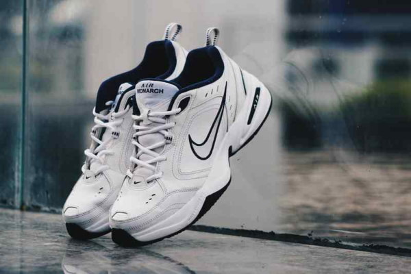 Giày Nike Air Monarch IV 'White Navy' 415445-102 - Ảnh 6