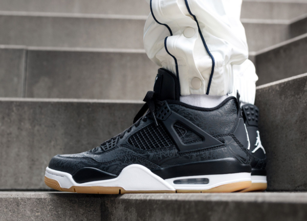 Giày Nike Air Jordan 4 Retro 'Laser' CI1184-001 - Ảnh 4