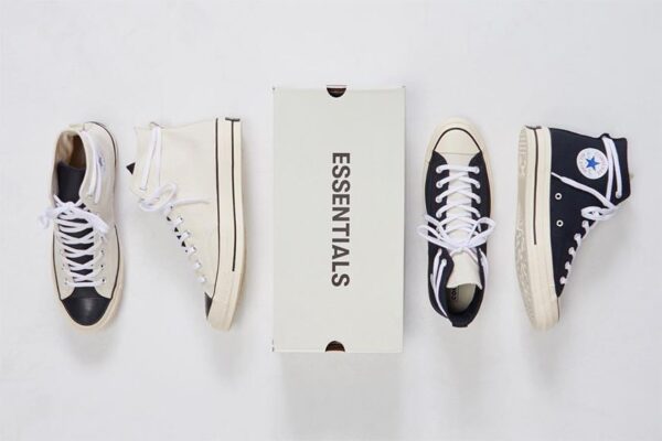 Giày Converse Fear of God Essentials x Chuck 70 High 'Black' 167954C - Ảnh 4