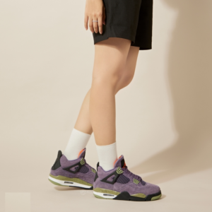 Alternative view of Giày Nike Air Jordan 4 Retro (W) 'Canyon Purple' AQ9129-500