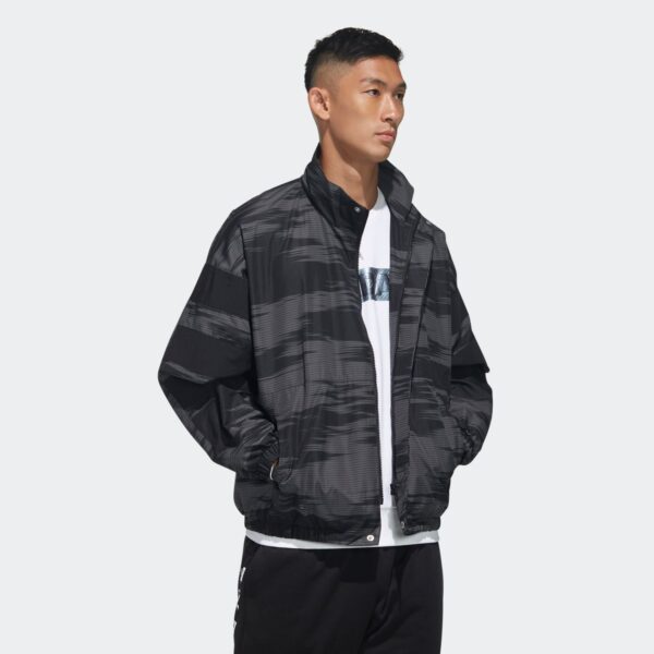 Áo Adidas Must Haves Graphic Jacket FM5457 - Ảnh 5