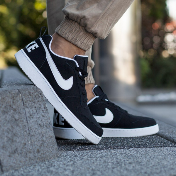 GIày Nike Court Borough Low 'Black White' 838937-010 - Ảnh 4