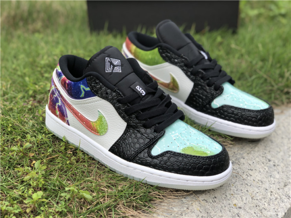 Giày Nike Air Jordan 1 Low 'Galaxy' CW7309-090 - Ảnh 8