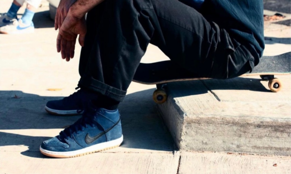 Giày Nike SB Dunk High Pro ISO SB 'Orange Label Midnight Navy' CI2692-401 - Ảnh 4