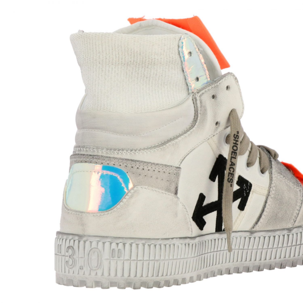Giày Off-White Court High Iridescent FW19 OMIA065F19800039W-0118 - Ảnh 3