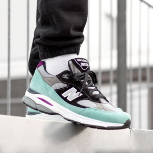 Alternative view of Giày New Balance 991.9 Made In UK 'Light Tidepool' M9919EC