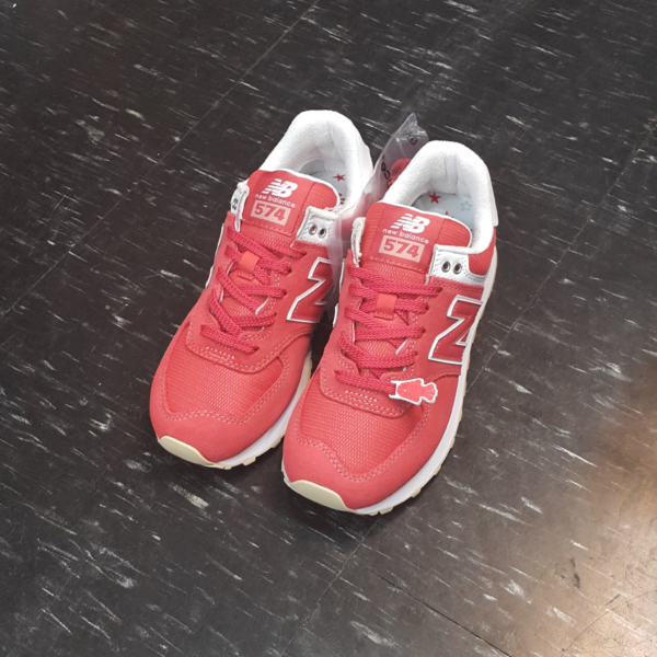Giày New Balance 574 'Red White' WL574TAD - Ảnh 3