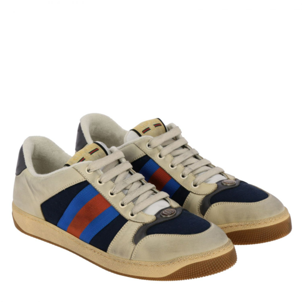 Giày Gucci GG Screener 'White Blue' 546551-99W20-4368 - Ảnh 4