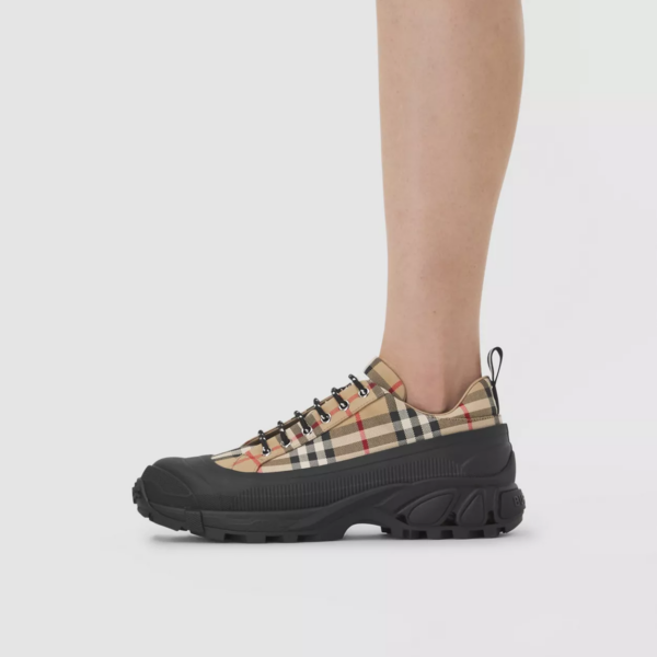 Giày Burberry Vintage Check Cotton Arthur 'Archive Beige' 80452871 - Ảnh 4