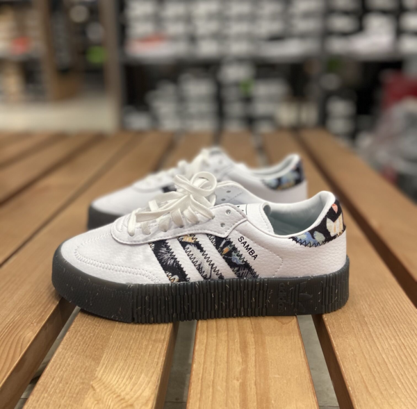 Giày Adidas Wmns Sambarose 'Black White' FZ3632 - Ảnh 5