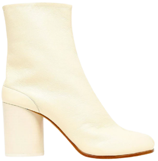 Giày Maison Margiela Tabi Vintage Leather Boot 'Ivory' S58WU0260P3753T1003