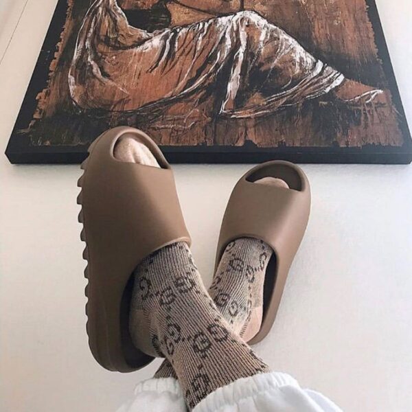 Dép Adidas Yeezy Slides 'Earth Brown' FV8425 - Ảnh 2