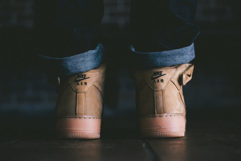 Giày Nike Air Force 1 High Flax Wheat 807617-701 - Ảnh 3