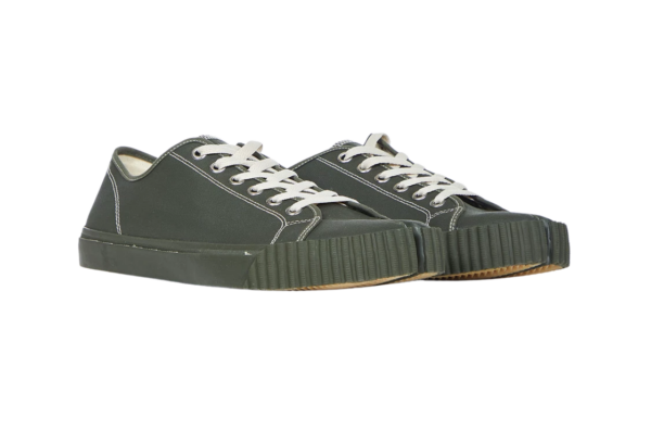 Giày Maison Margiela Tabi Low Canvas 'Dark Green' S37WS0581P4472H9015 - Ảnh 2