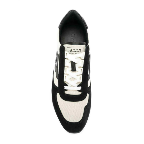 Giày Bally Men's Cotton And Suede 'Black' 6221261 - Ảnh 2
