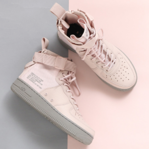 Alternative view of Giày Nike Wmns SF Air Force 1 Mid 'Siltstone Red' AA3966-600