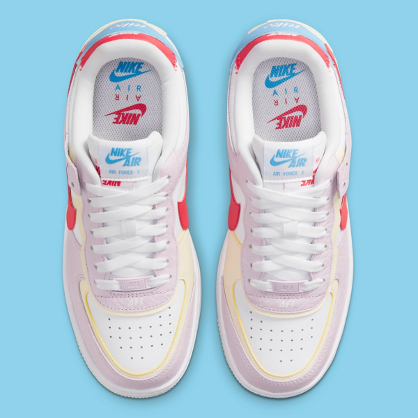 Giày Nike Air Force 1 Shadow Pink Red White DN5055-600 - Ảnh 3