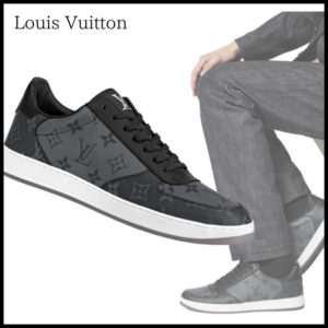 Giay Louis Vuitton Rivoli Trainer 'Black Grey' 1A8EB5