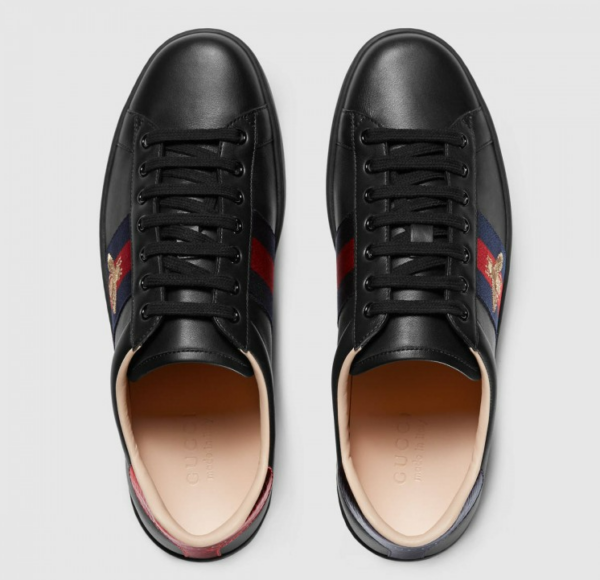Giày Gucci Ace Embroidered 'Black Bee' 429446-A38G0-1284 - Ảnh 4