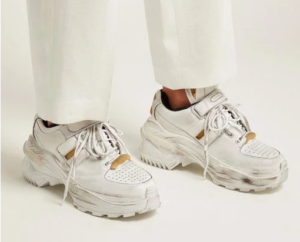 Alternative view of Giày Maison Margiela Retro Fit Laminated 'White' S57WS0254P0046T1003