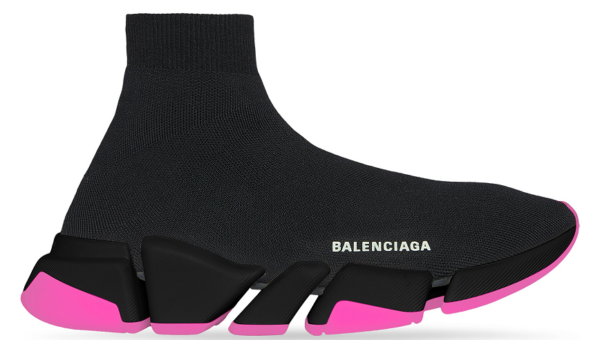 Giay Balenciaga x Adidas Speed 2.0 Recycle Clear 'Black Pink' 654045-W2DI8-1056