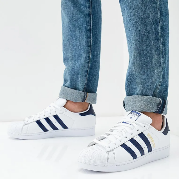Giày Adidas Superstar 'White Royal' B41996 - Ảnh 5