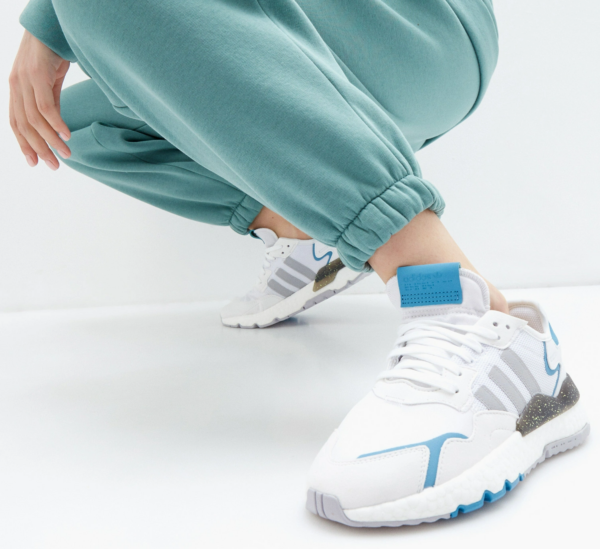 Giày Adidas Original Nite Jogger Cloud White Grey FX6904 - Ảnh 6
