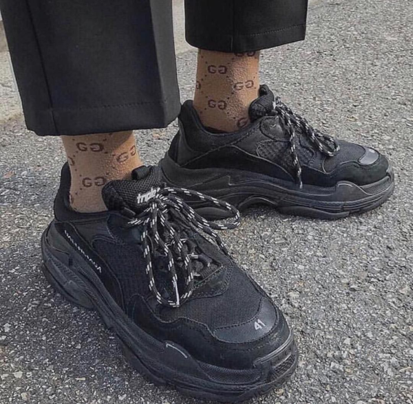 Giày Balenciaga Triple S Sneaker 'Triple Black' 2019  541624-W09O1-1000 - Ảnh 3