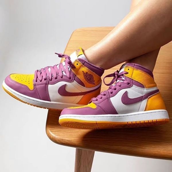 Giày Nike Air Jordan 1 High GS 'Brotherhood' 575441-706 - Ảnh 4