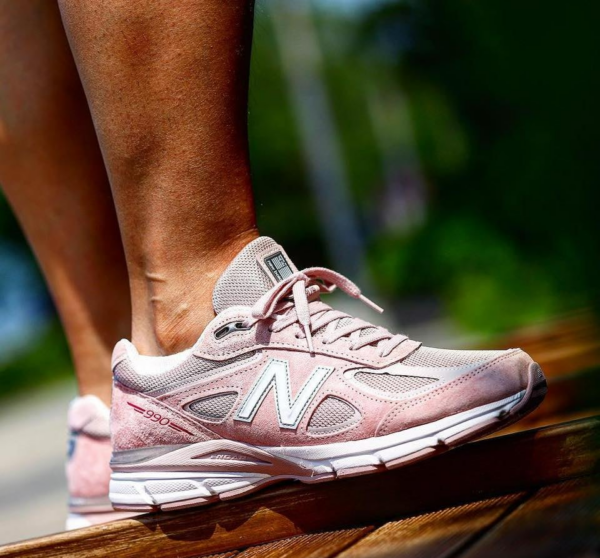 Giày New Balance Running Course Faded Rose Kome M990KMN4 - Ảnh 4
