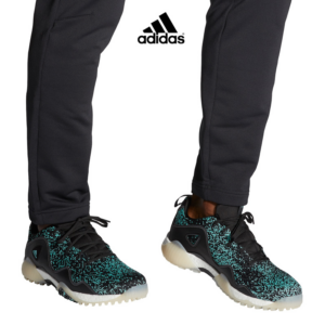 Alternative view of Giày Golf Adidas CodeChaos 21 Primeblue 'Black Acid Mint' FW5614