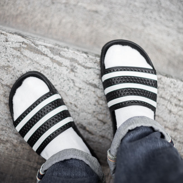 Dép Adidas Adilette Slides 'Black' 280647 - Ảnh 6