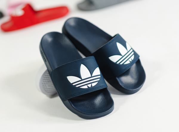 Dép Adidas Adilette Lite Slides Trefoil Logo Collegiate Navy FU8299 - Ảnh 4