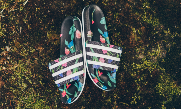 Dép Adidas Wmns Adilette Slides 'Black Floral' EE4853 - Ảnh 5