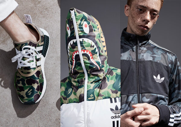 Giày Adidas NMD R1 Bape Olive Camo BA7326 - Ảnh 4