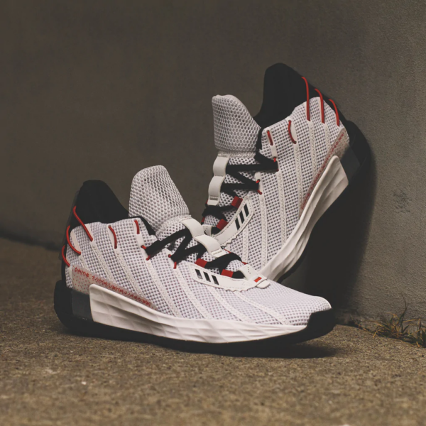 Giày Adidas Dame 7 'White Black' H04387 - Ảnh 2