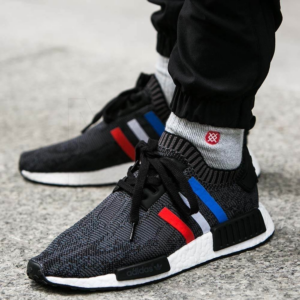 Alternative view of Giày Adidas NMD_R1 Primeknit 'Tri Color' BB2887