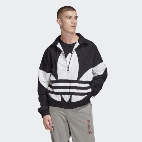 Áo Adidas Big Trefoil Track Jacket Black FM9892 - Ảnh 3