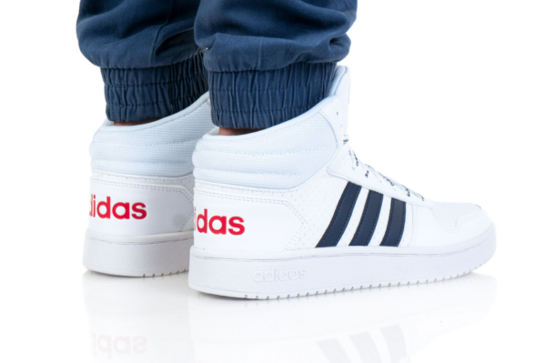 Giày Adidas Hoops 2.0 Mid 'White Legend Ink' FW4478 - Ảnh 4