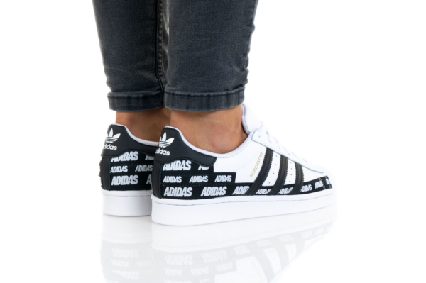 Giày Adidas Superstar J 'Wordmark Heel Stripe Cloud White' FX5871 - Ảnh 5