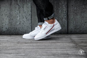 Alternative view of Giày Adidas Continental 80 White "Scarlet Navy" G27706