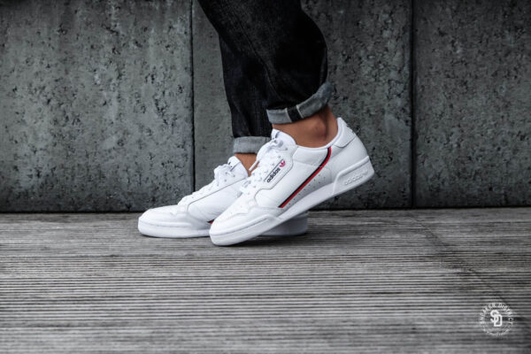 Giày Adidas Continental 80 White "Scarlet Navy" G27706 - Ảnh 2