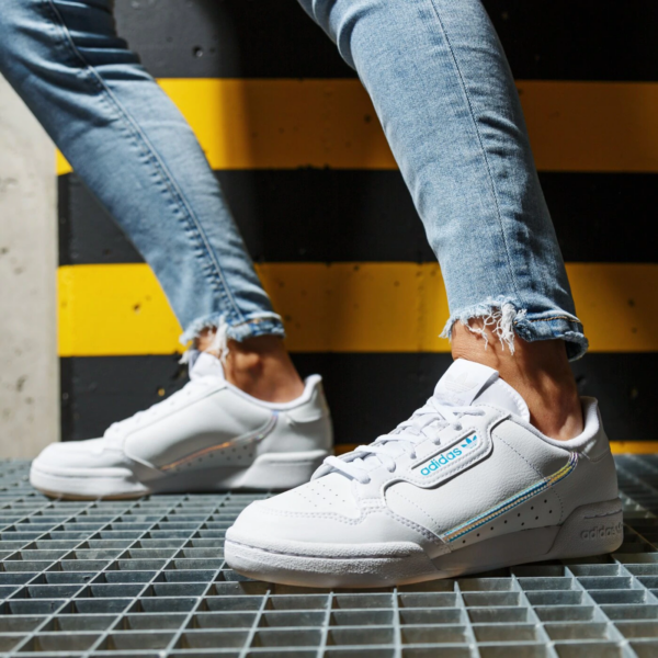 Giày Adidas Continental 80 J 'White Iridescent' EE6471 - Ảnh 6