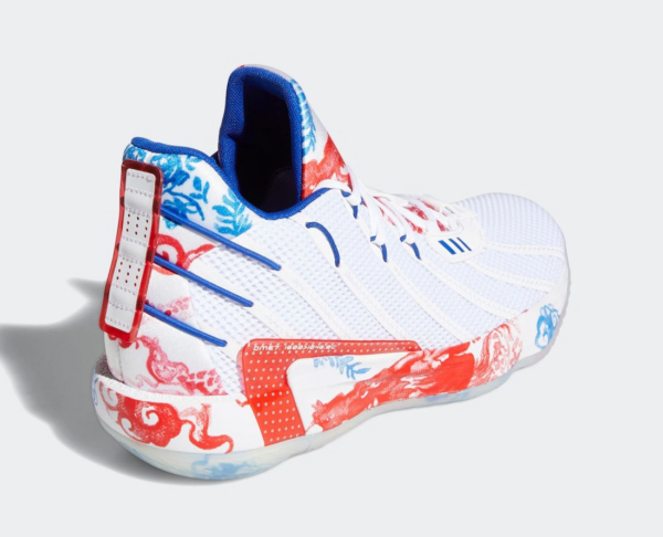 Giày Adidas Dame 7 'Fine China' FZ1102 - Ảnh 3
