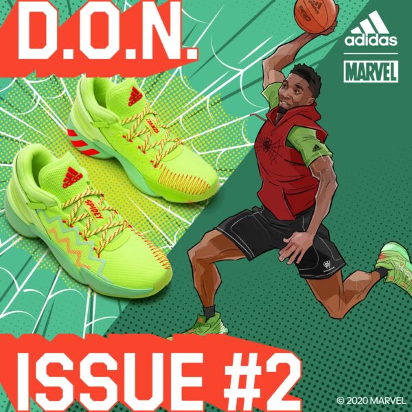 Giày Adidas Marvel x D.O.N. Issue 2 'Spida Sense' FU7385 - Ảnh 2