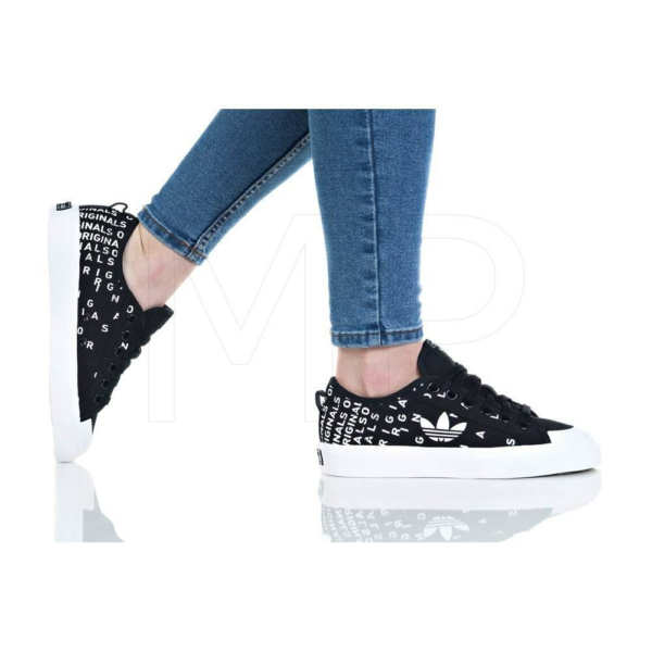 Giày Adidas Wmns Nizza Trefoil 'Core Black' EF5076 - Ảnh 4