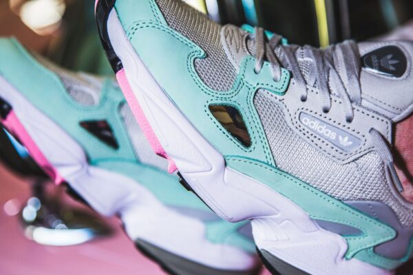 Giày Adidas Originals Falcon 'Watermelon Grey Easy Green' B28127 - Ảnh 4