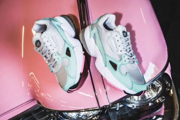 Giày Adidas Originals Falcon 'Watermelon Grey Easy Green' B28127 - Ảnh 5